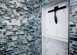 Satin and Slate Client Bathroom Shower