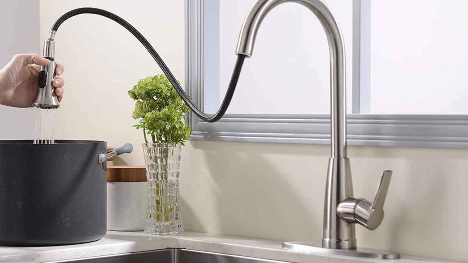 Top 5 Pull Out Faucets We Recommend By Style And Brand   Pull Out Faucets 101 1536x864 