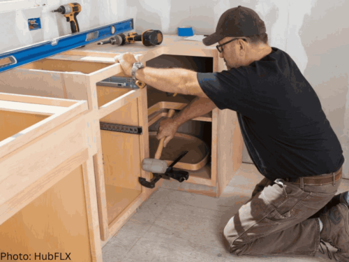 install kitchen cabinets