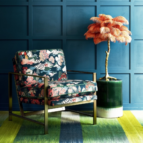 maximalist accent chair