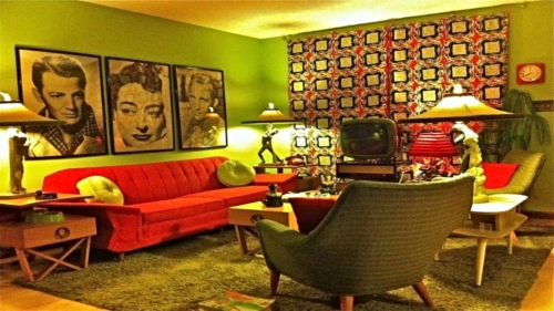 retro living room